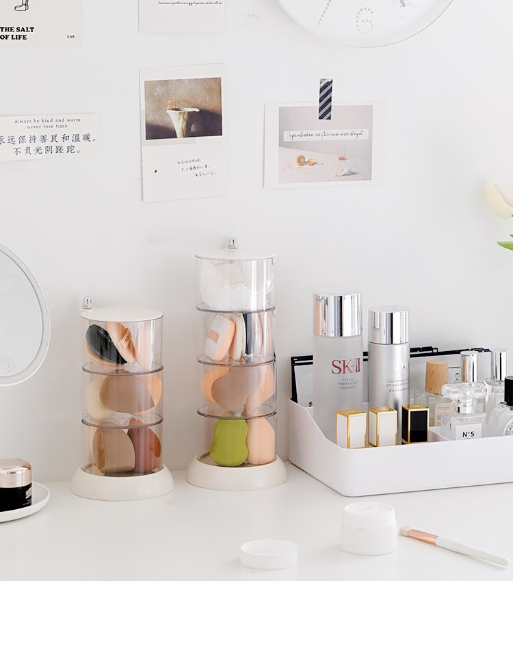 Makeup Sponge Storage Box