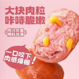 Crispy Corn Meat Sausage with High Protein, Low-Fat, Ready-To-Eat Snacks with Chicken and Dates