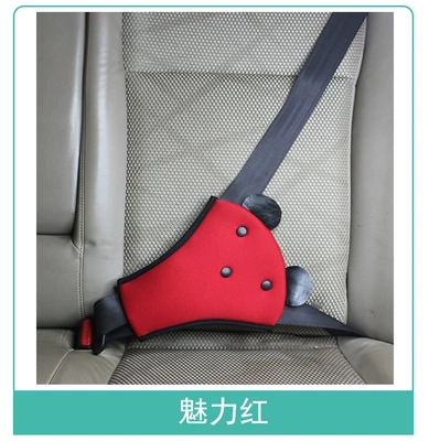 Car Kids Safety Belt Shoulder: Seat belt shoulder pad - charming-red-belly-pad