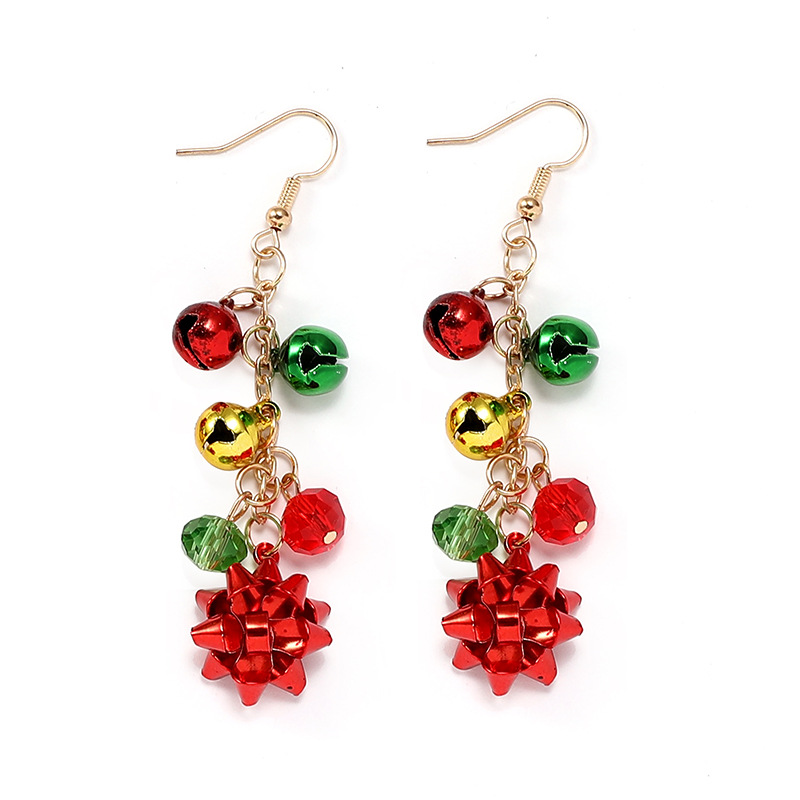 Alloy Material Simple Style Classic Style Geometric Alloy Plating Christmas Women's Jewelry Set