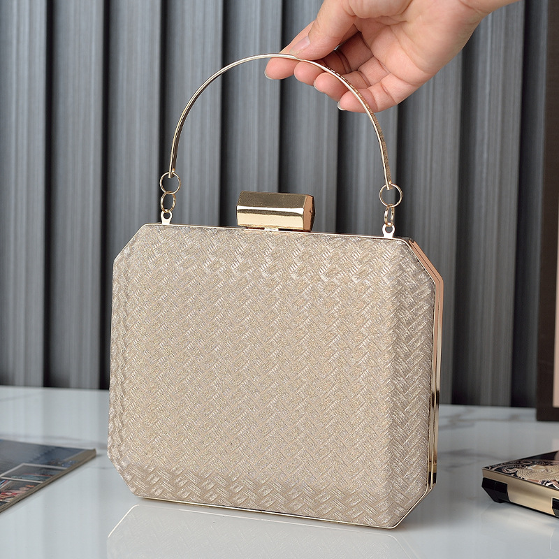 Bolsa de cena de moda europea y americana simple, bolsa de mano, vestido de damas, bolsa de cheongsam, fabricante de comercio electrónico transfronterizo, venta caliente