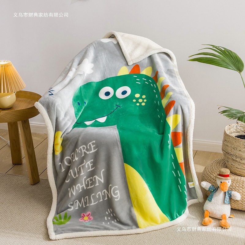 cartoon flannel children's duvet