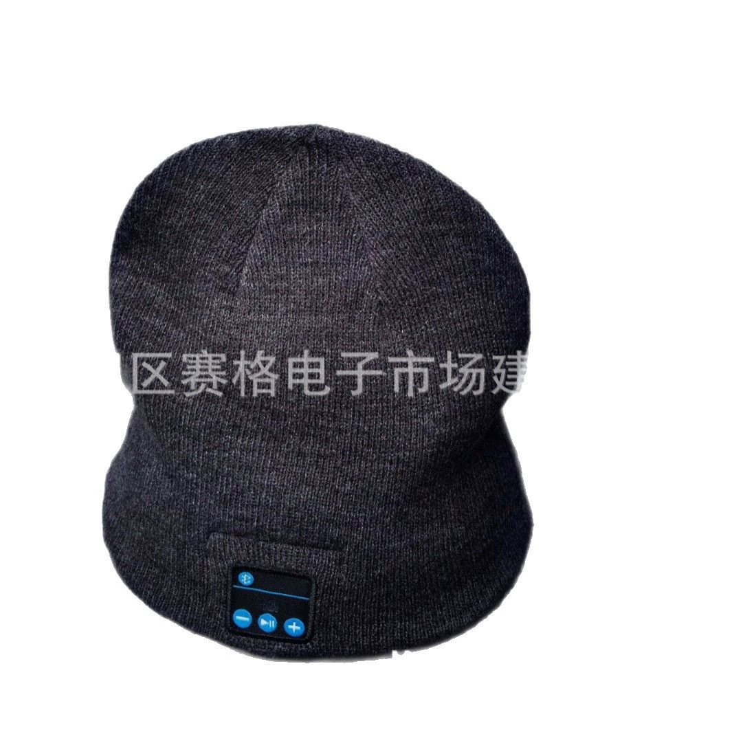 Бини с Bluetooth, трёхмерная вязаная шапка с наушниками, 32 мм динамики, Bluetooth 5.3, 6 ч работы