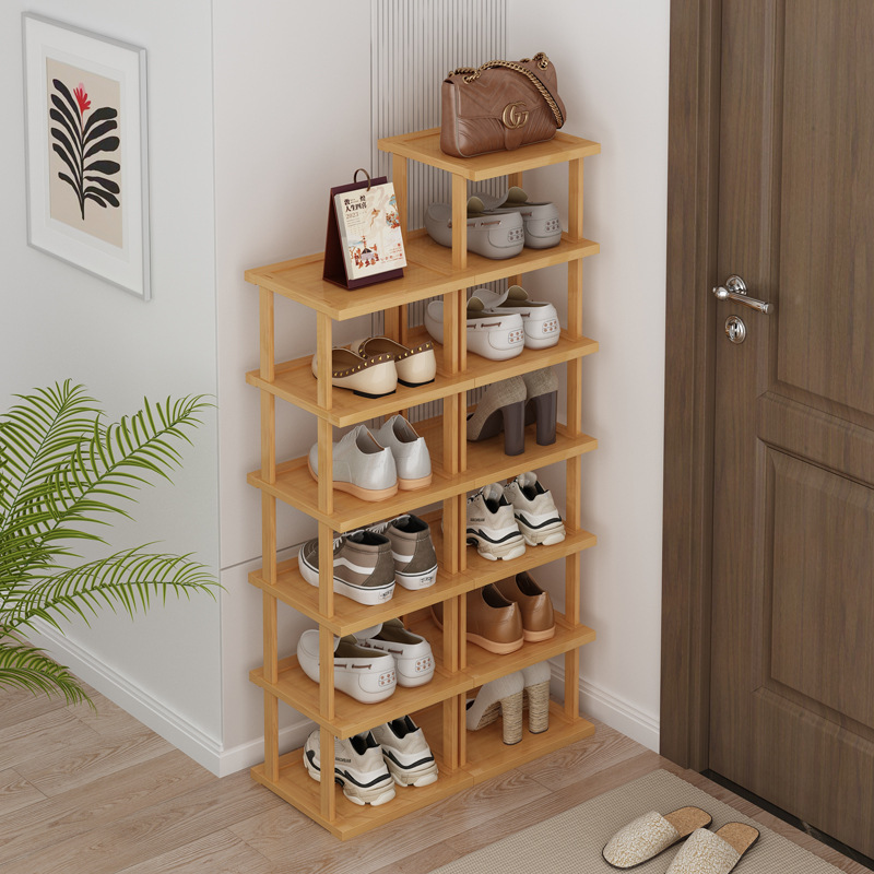 Shoe Rack Small Narrow Doorway Storage Household Shoe Cabinet Dormitory Simple Small Space-saving Entry Indoor Multi-layer Shoe Rack Shoe Rack Small Narrow Doorway Storage Household Shoe Cabinet Dormitory Simple Small Space-saving Entry Indoor Multi-layer Shoe Rack
