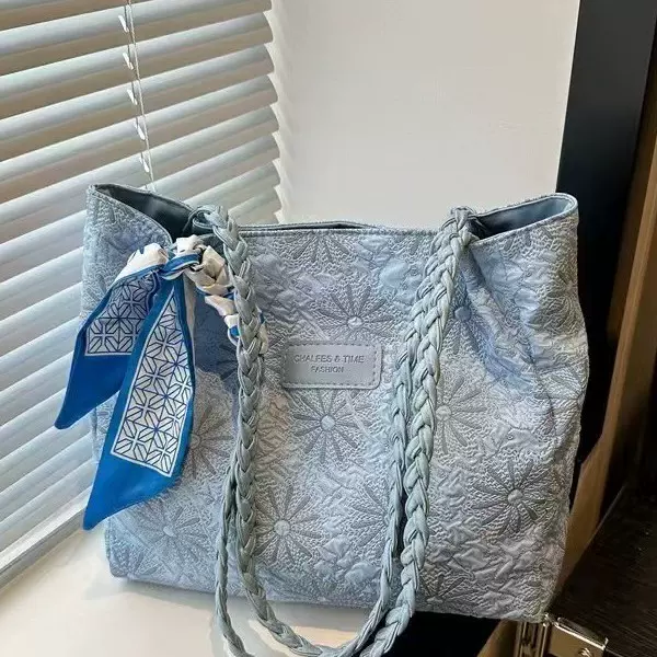 女士大容量包包女包百搭2026新款简约单肩包高级感小众通勤托特包