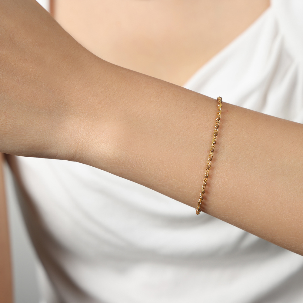 Luz de lujo personalidad nicho color eje colorido goteo collar de aceite de titanio acero todo fósforo de hadas temperamento pulsera joyería de moda para las mujeres