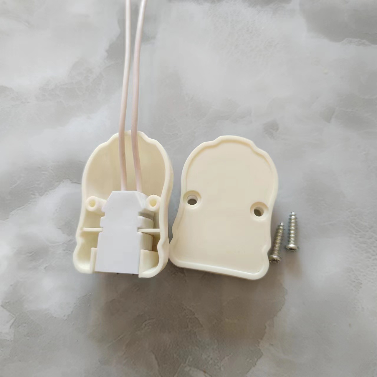 热敷盐包接线盒，接线夹板，碳晶加热板加板 10CM(线长短可调)