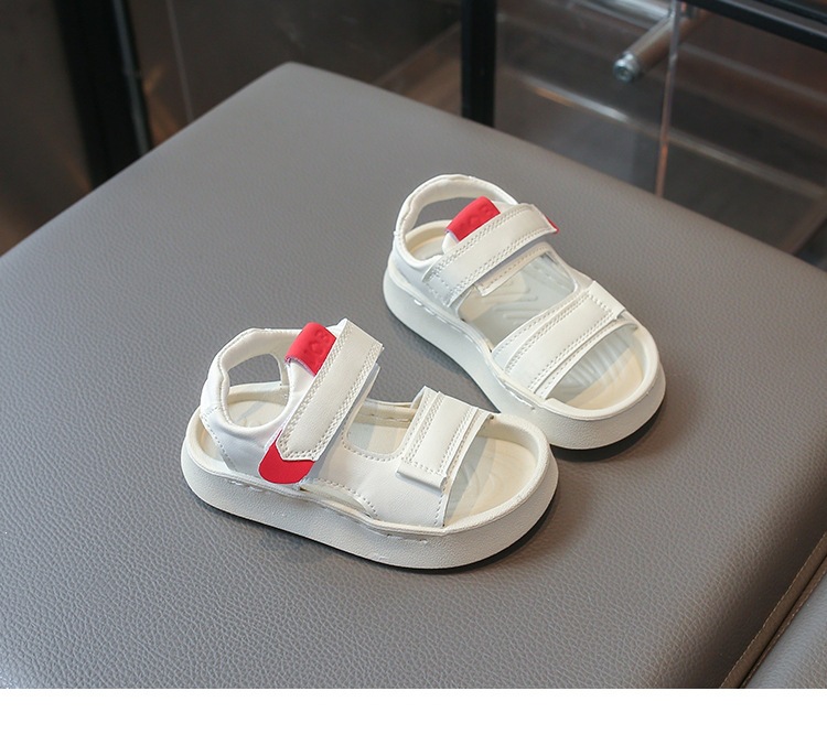 Kids Velcro Sandals Breathable Soft Sole Waterproof Summer Shoes_voghion.com