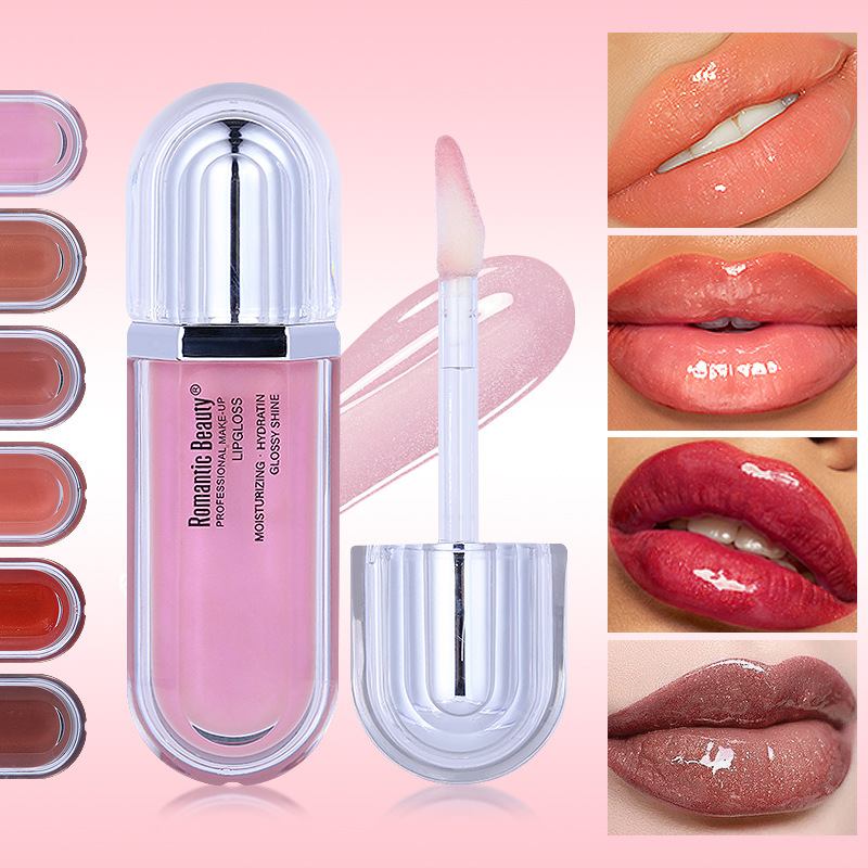 Esmalte labial perla transfronterizo espejo duradero brillo de labios líquido líquido líquido de color no es fácil de desvanecerse maquillaje de color mujer