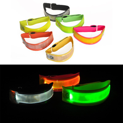 new pattern Leica luminescence Arm belt Light and thin Voltage Reflective Bracelet fluorescence Arm belt Manufactor Supplying wholesale