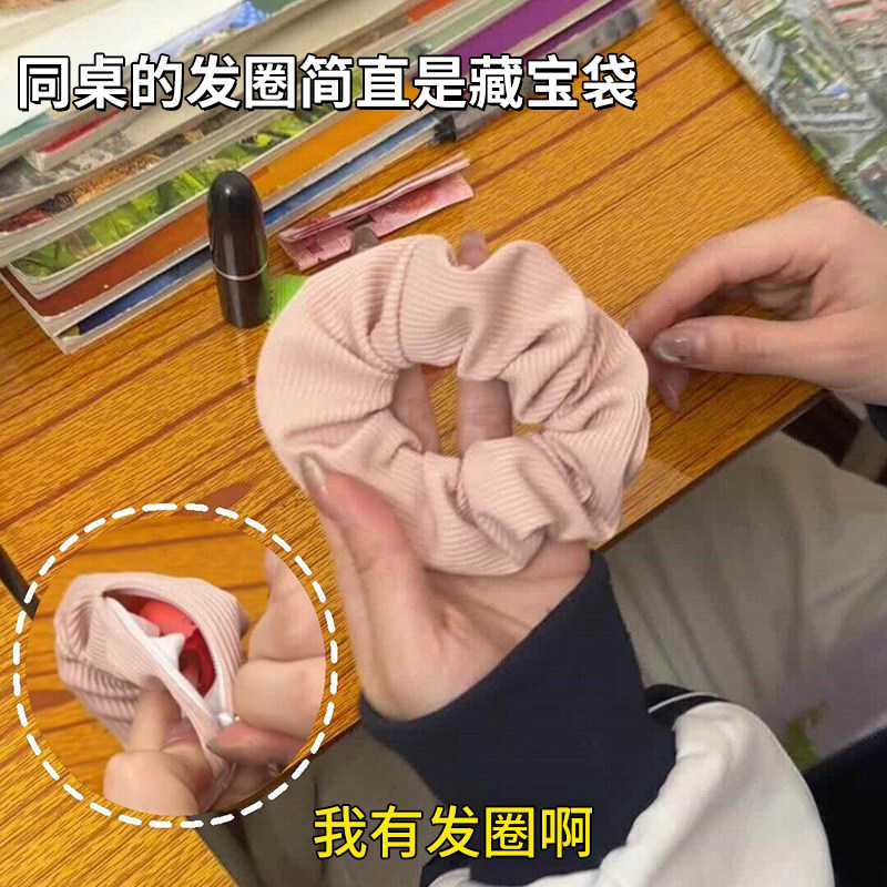 Nuevo scrunchie de encaje multicapa 2026 para mujer, lazo para el pelo de alta gama, accesorio suave para el cabello estilo coreano.
