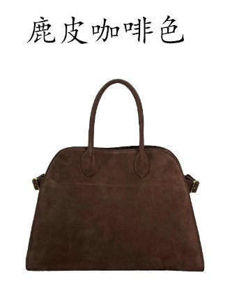 TheRow Tote, Margaux 15, bolso de cuero de seda de alta calidad, bolso de gran capacidad, bolso de viaje, bolso de mano