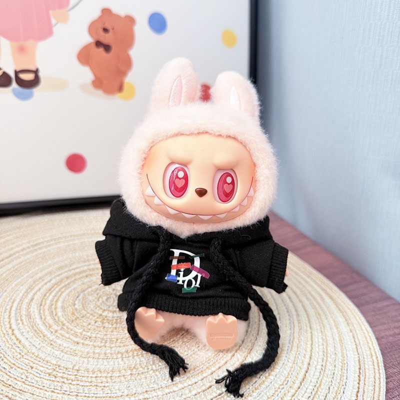 仅衣服] 一/二代La布布衣服挂件拉布布坐坐派对娃衣挂件草莓熊萌|undefined