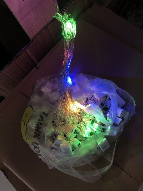 LEDフラッシュライトクロスボーダー銅線ストリングライトギフトボックスライトストリップ装飾スターライトワイヤーストリング小さな白いボックスメーカー|undefined