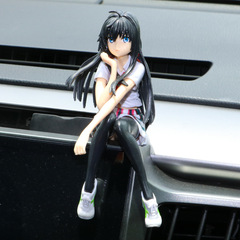 二次元雪乃手辦批發玩具果然有問題雪之下雪乃車載擺件手辦模型