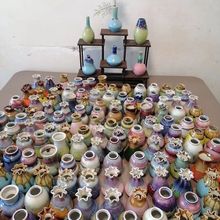 随机8个不同款景德镇陶瓷水培迷你花瓶花器创意摆件花插厂家直销