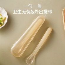 热销新款宝宝硅胶软勺儿童吃饭辅食勺新生儿婴儿喂水勺子餐具