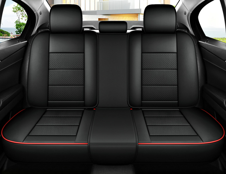 New car seat cushion four seasons surrounded by nappa leather seat cushion five car universal seat cushion seat cover foreign trade wholesale