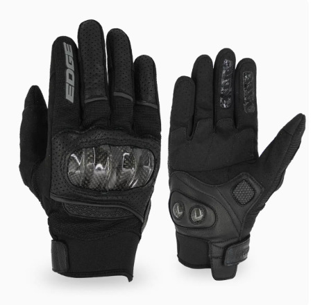 Wind Blade segunda generación de guantes de moto de verano perforado de cuero transpirable fibra de carbono resistente al viento y guantes de equitación libres