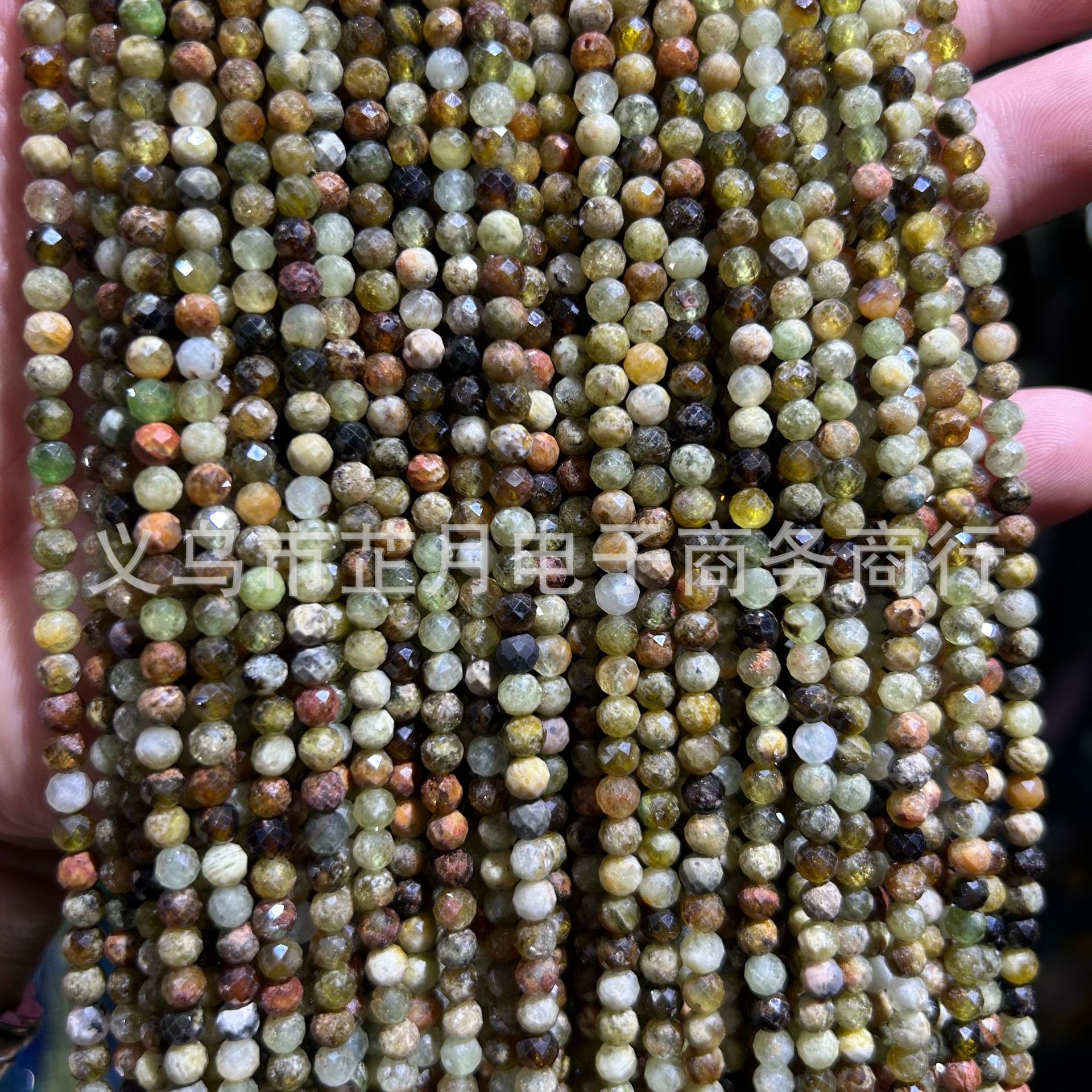 Pequeñas cuentas 2mm3mm4mm facetas todo tipo de ágata Cristal de piedra natural granos sueltos DIY joyería pulsera collar