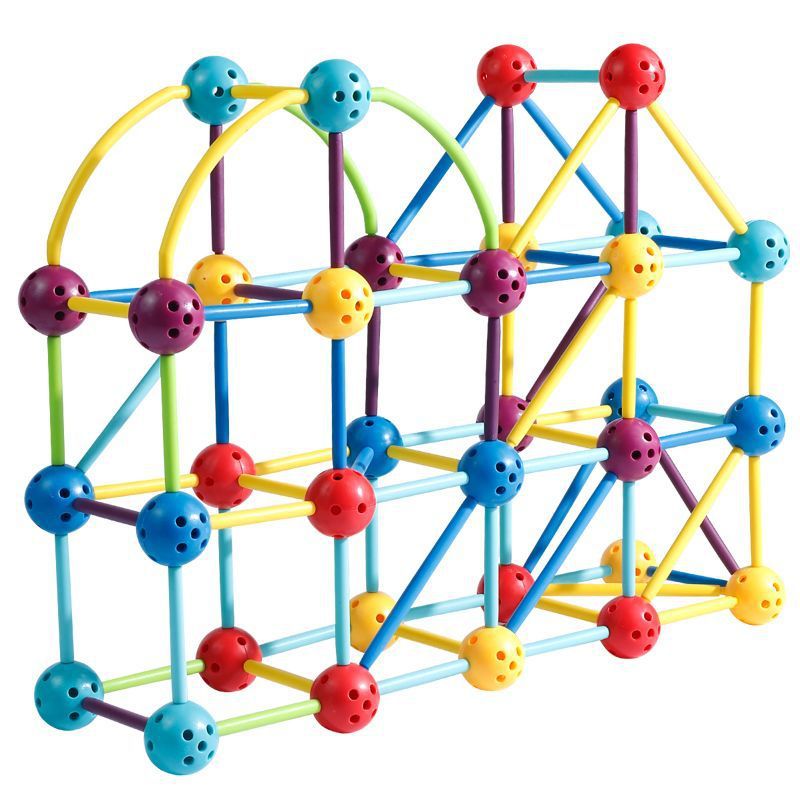 Constructor de geometría espacial construyendo bloques de construcción de geometría tridimensional conjunto de ayudas de enseñanza de matemáticas todo el cerebro desarrollo de bloques de escritorio DIY