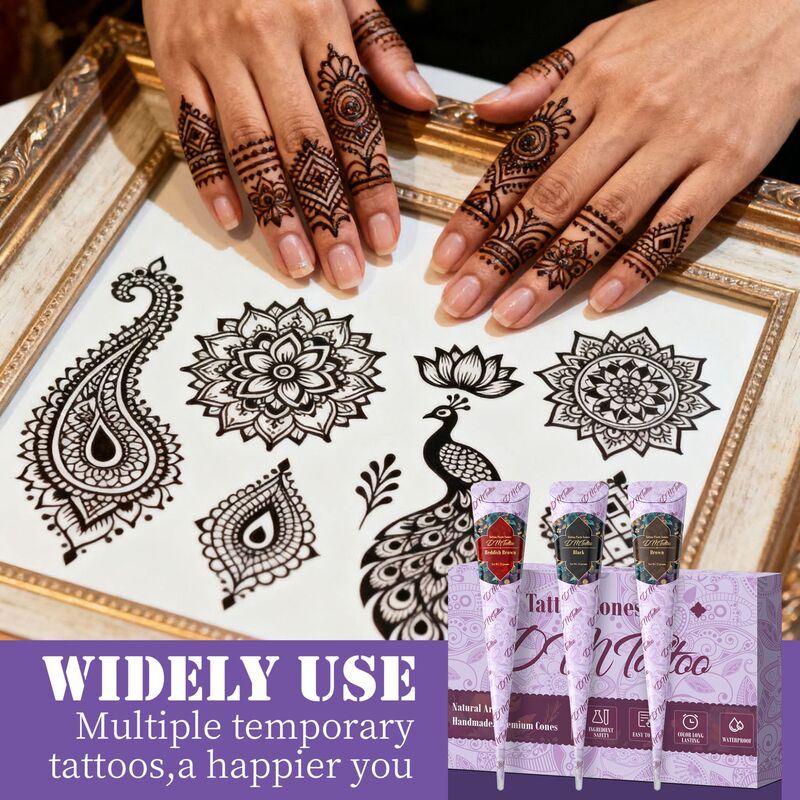 Internet Celebrity Haina Hand-Painted Cream Set Tattoo Cream Plant Temporary Hand-Painted Long-Lasting Haina Body Waterproof Painting Internet Celebrity Haina Hand-Painted Cream Set Tattoo Cream Plant Temporary Hand-Painted Long-Lasting Haina Body Waterproof Painting