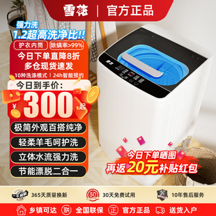 Snowflake full-automatic pulsator washing machine 10/15kg household large-capacity dormitory rental house washing and drying integrated machine 3kg