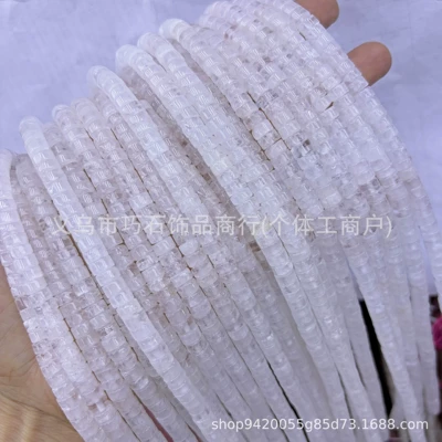 Zərgərlik ara hissələri, Beads DIY Jewelry Accessories Wholesale - natural-white-crystal-36mm