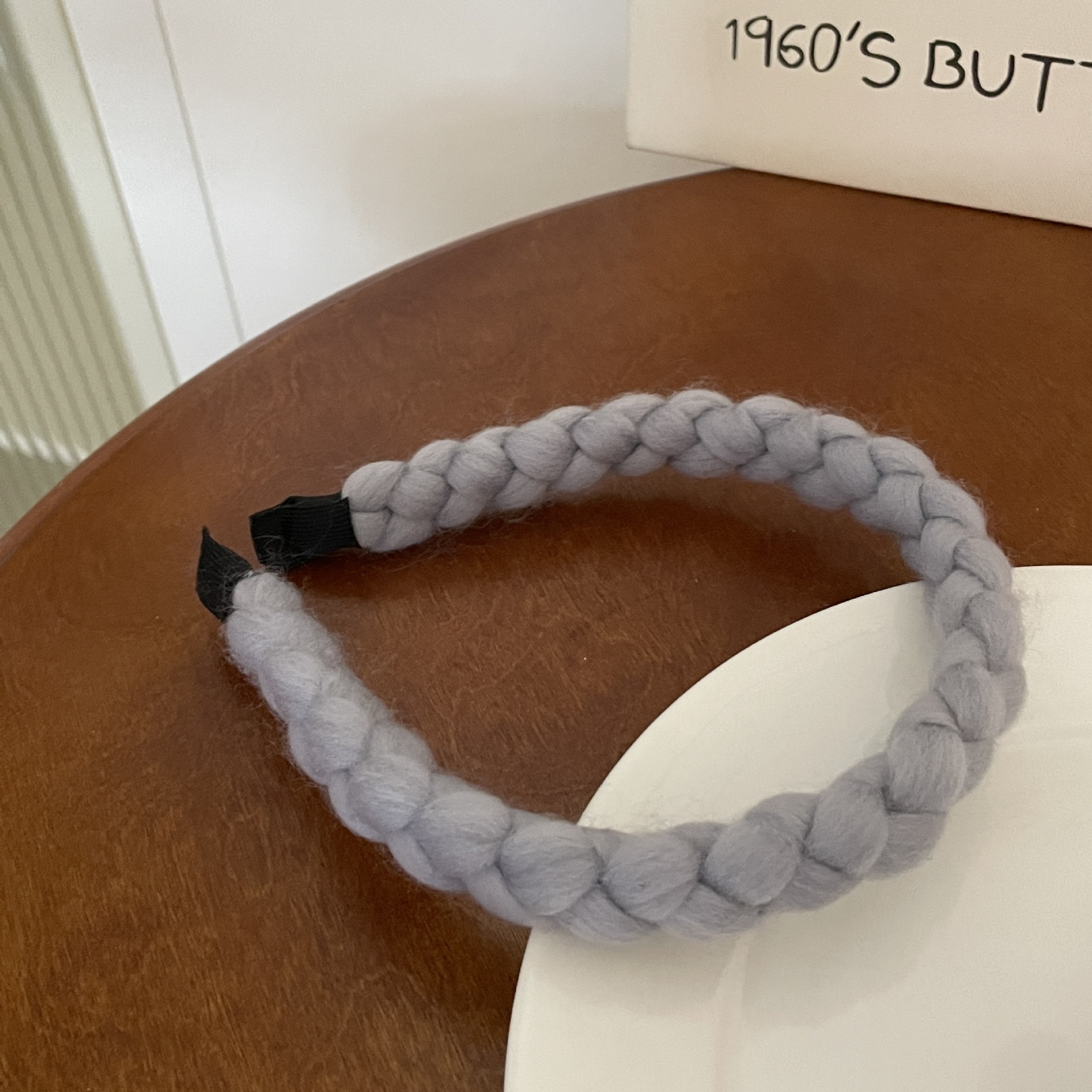 Einfacher Stil Einfarbig Tuch Stricken Haarband 1 Stück display picture 6