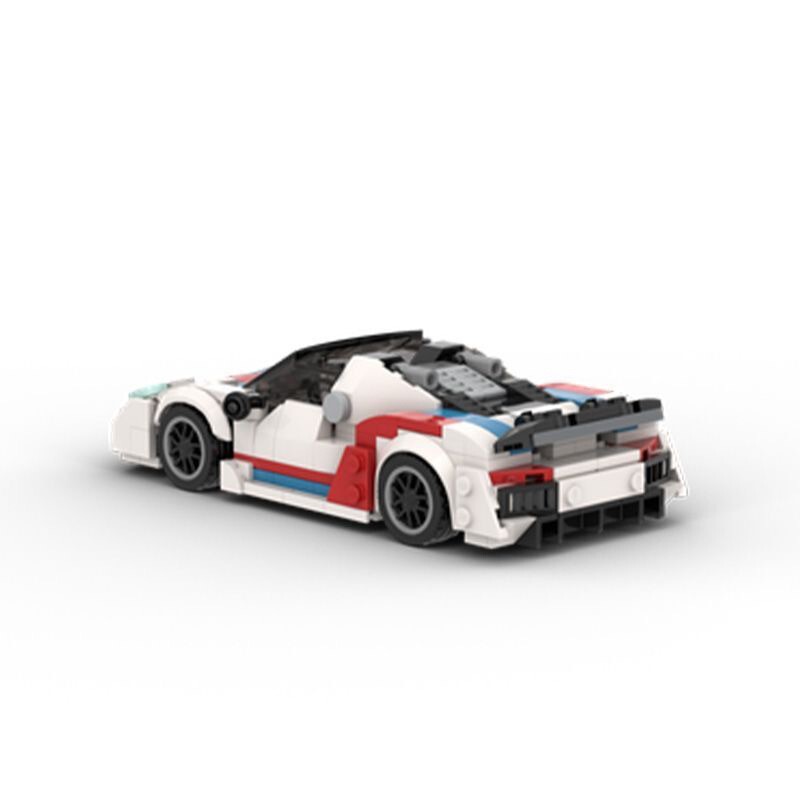 MOC building blocks compatible with Lego 87427 Speed Champion Porsche 918 Spyder domestic diy assembled building blocks MOC building blocks compatible with Lego 87427 Speed Champion Porsche 918 Spyder domestic diy assembled building blocks