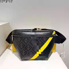 2024 New European and American Retro Men's One-Shoulder Cross-Body Adjustable Bag Letter Printing Contrasting Color Stitching Small Square Bag