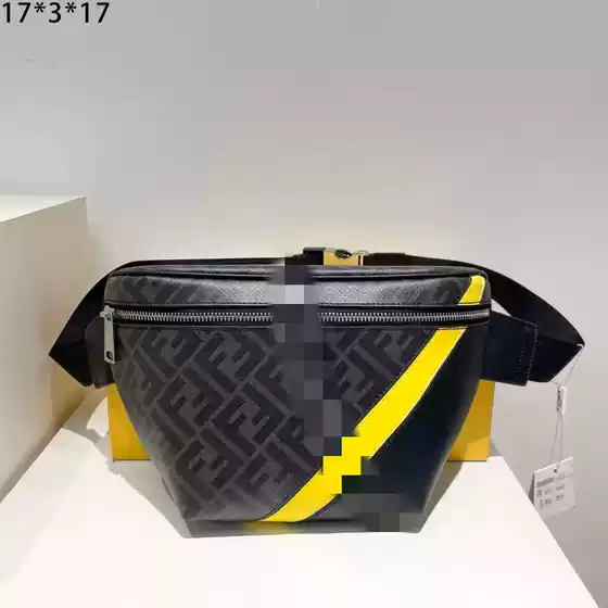 2024 New European and American Retro Men's One-Shoulder Cross-Body Adjustable Bag Letter Printing Contrasting Color Stitching Small Square Bag