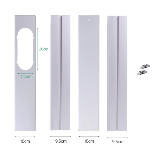 Adjustable mobile air conditioner damper PVC window seal plate window frame embedded plate air conditioner ventilation accessories