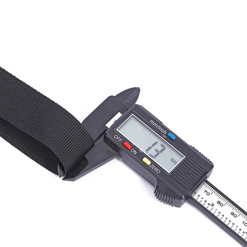 Cross-border polypropylene black plain corduroy American woven tape for luggage backpack elastic webbing clothing accessories
