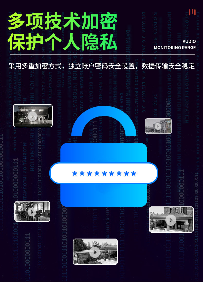 V380pro室内监控无线网络wifi摄像头360度智能高清手机远程监控器
