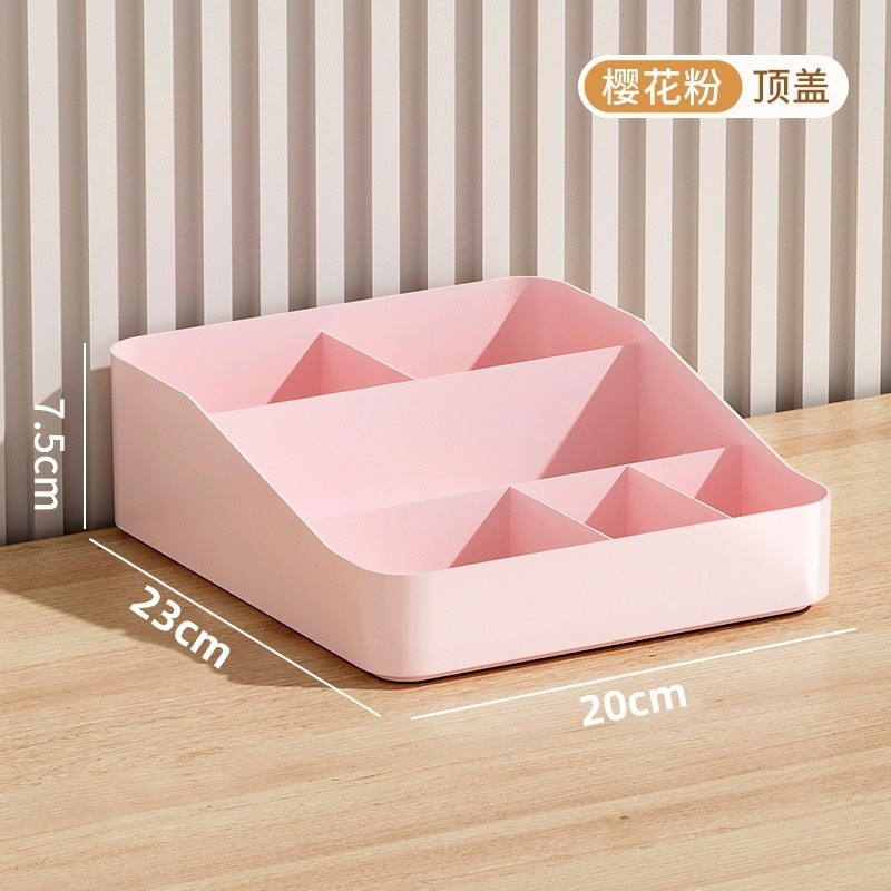 Escritorio superposición cómoda cajón gabinete de almacenamiento de cosméticos caja de almacenamiento lápiz labial productos para el cuidado de la piel a rayas rack de almacenamiento