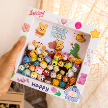 新款松松相框立体中空画框可爱卡通贴纸diy干花标本展示相框批发