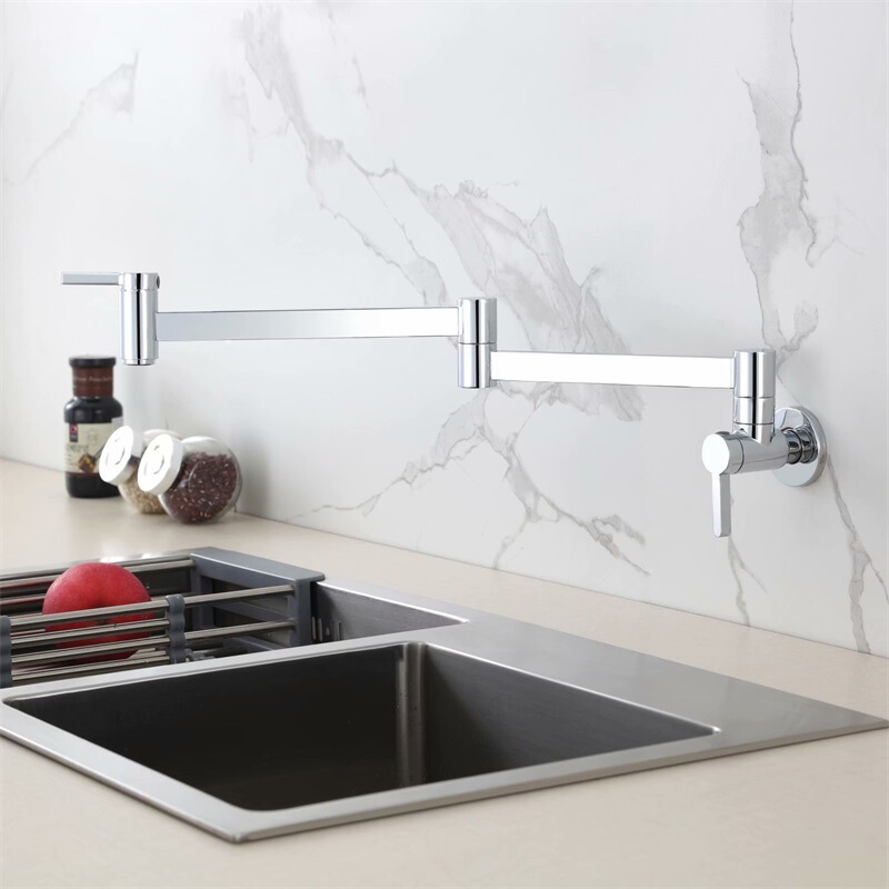 Kaiping Youjia Bathroom and Kitchen Wall-Mounted Folding and Rotating Water-Filling Faucet for Soup Pot 7495