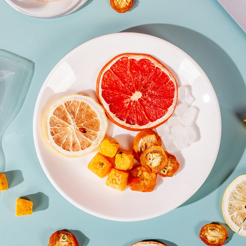 Grapefruit lemon passion fruit rock sugar grapefruit dried lemon passion fruit kumquat dried honey fruit tea dropshipping