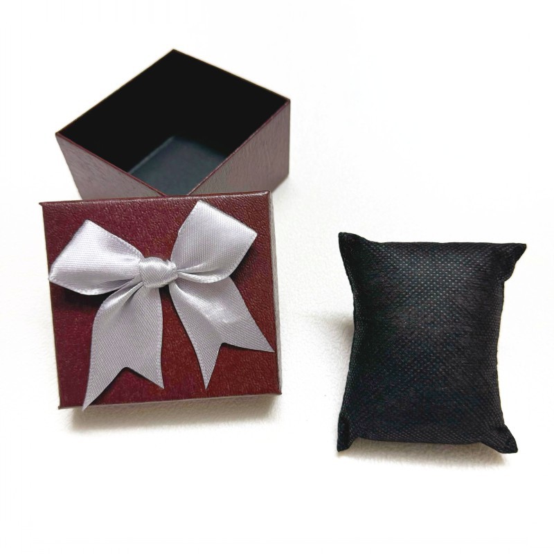 Serie multicolor arco 8 * 9 caja de reloj pulsera caja de embalaje de regalos caja de joyas