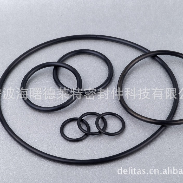 NBR黑色纯橡胶 O型密封圈，现货销售