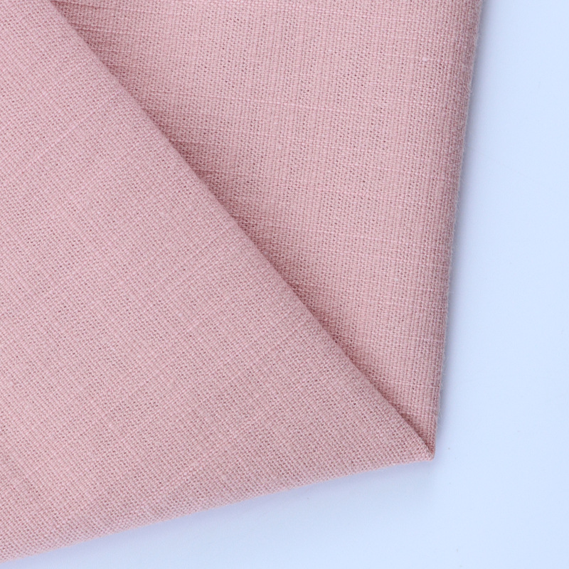 Venta al por mayor primavera y verano moda algodón y tela de lino lavado algodón alto Algodón elástico imitación Lino pantalones de los niños ropa casual tela