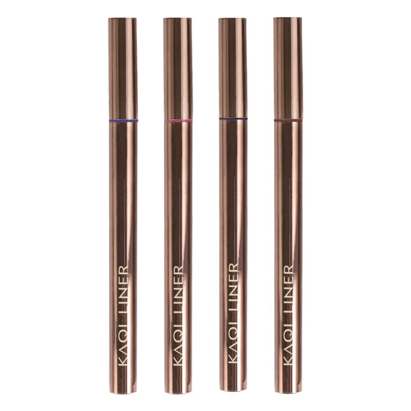 Khaki Colorful Eyeliner Waterproof Non-Smudge Oil-Proof Lazy Liquid Eyeliner Pen Quick-Drying Silkworm Pen Wholesale