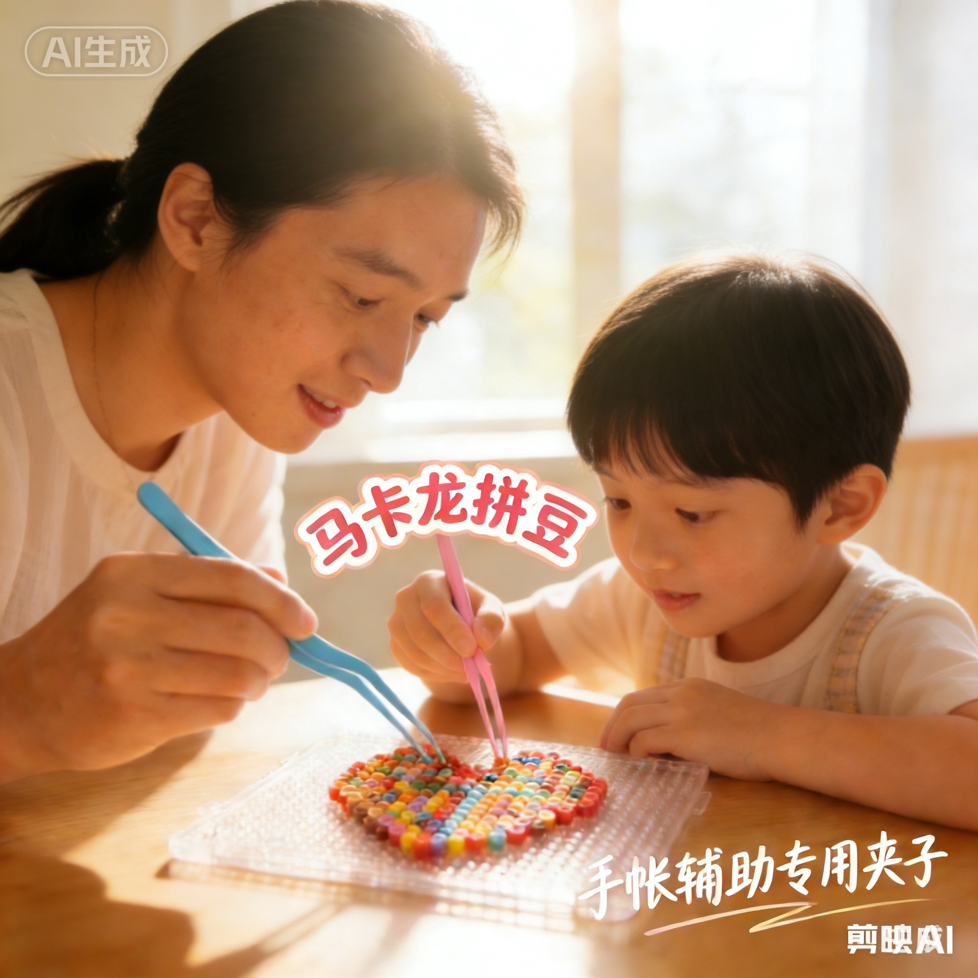 直销拼豆辅助工具小豆专用镊拼豆神器拼豆针手工diy镊子夹豆神器