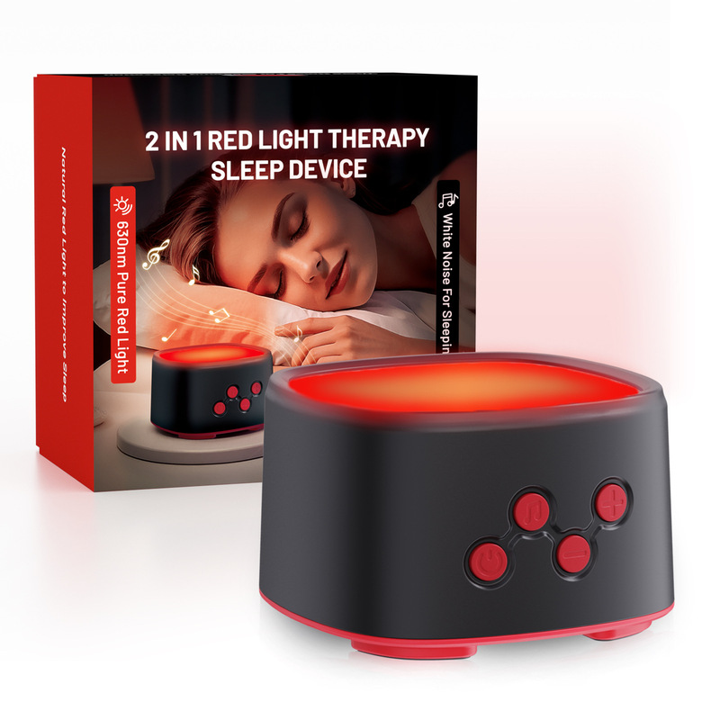 跨境新品红光睡眠设备630nm纯光灯睡眠辅助白噪音红光睡眠仪|undefined