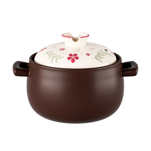 Stove-top Home Use High-temperature Dry Burn Resistant, Non-Cracking Gas Stove Model Large Size Rice Cooker Pot Special for Soup Cooking Ceramic Casserole