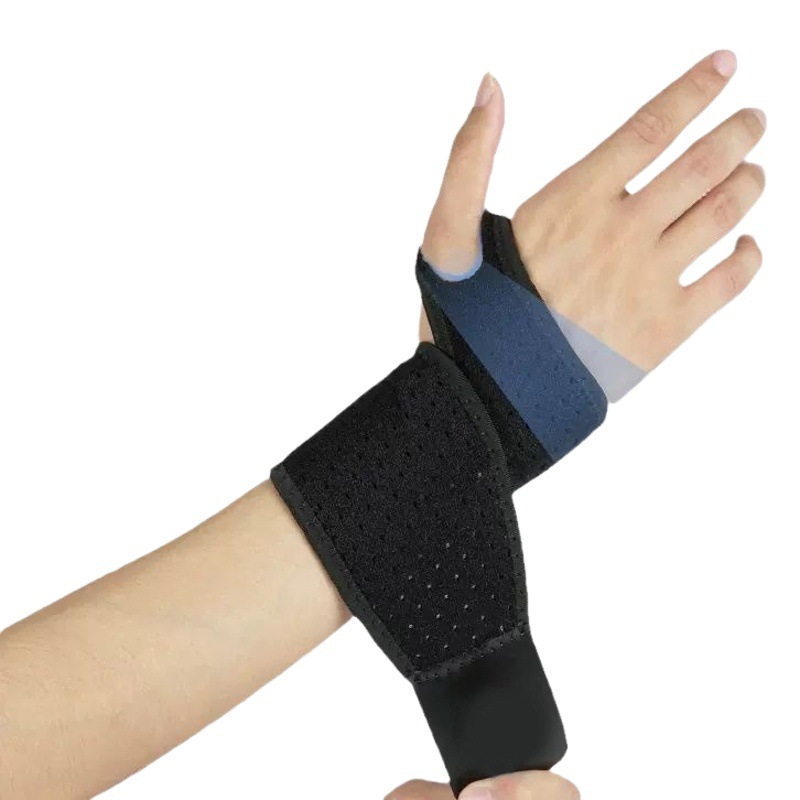 Sports wristband wrist anti-sprain mouse hand pressure help men and women professional fitness wrist protection breathable strap