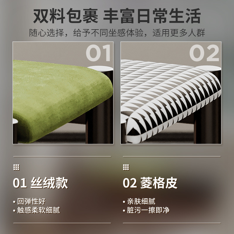 Silla de comedor de madera maciza francesa medieval 2024 nueva silla de comedor retro silla de comedor casera respaldada