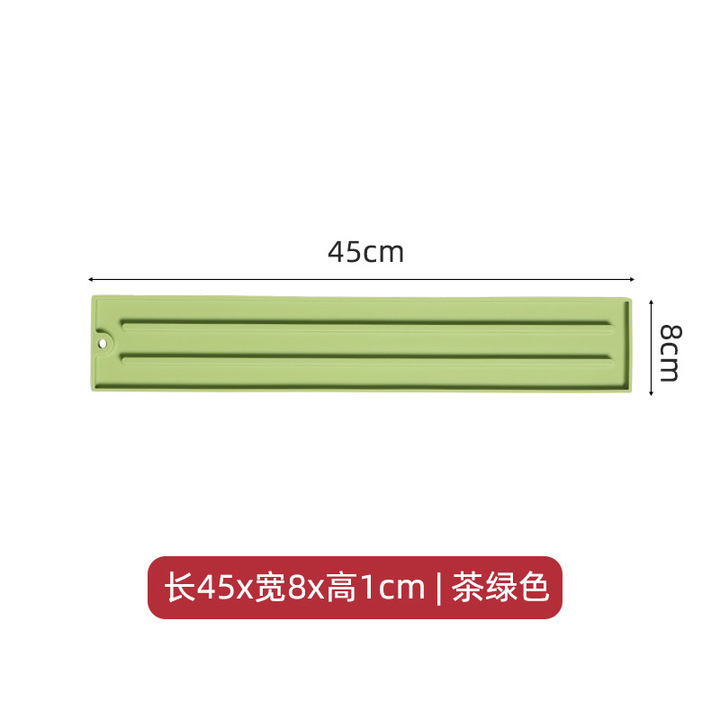 厨房硅胶锅盖垫窄边防滑垫家用放置垫灶台耐高温隔热垫置物收纳垫|undefined
