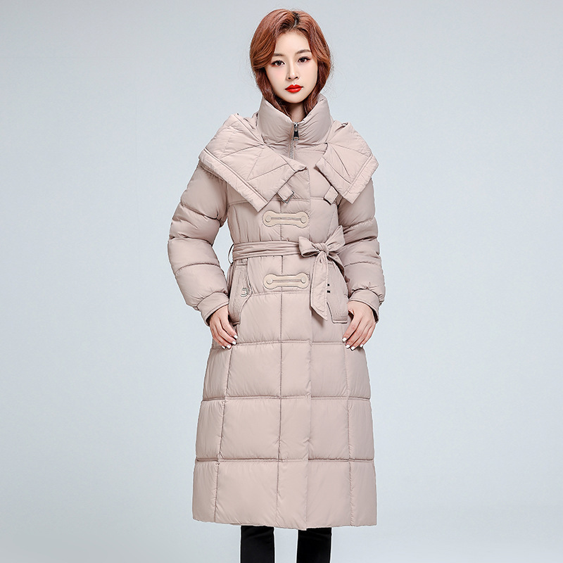 L - 4XL de gran tamaño, ropa de algodón larga europea, chaqueta de algodón de invierno, chaqueta de algodón suelta, chaqueta de moda de gran tamaño, chaqueta de algodón image 7